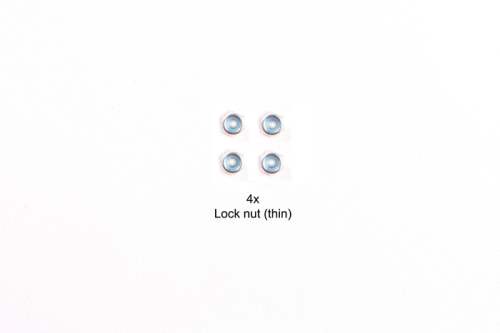 Tamiya 3mm Lock Nut (4)