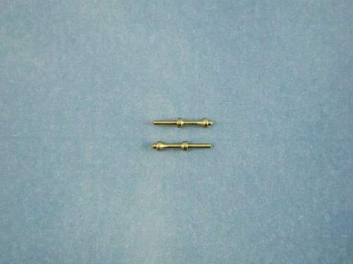 0 Hole Capping Stanchion, Brass 5mm (10)