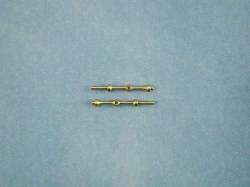 0 Hole Capping Stanchion, Brass 10mm (10)