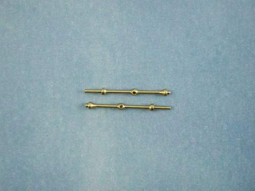 1 Hole Capping Stanchion, Brass 15mm (10)