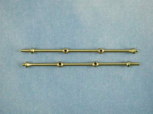 2 Hole Capping Stanchion, Brass 40mm (10)