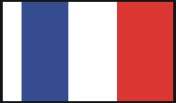 BECC France Naval Tricolor 100mm