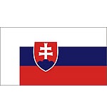 BECC Slovakia National Flag 15mm
