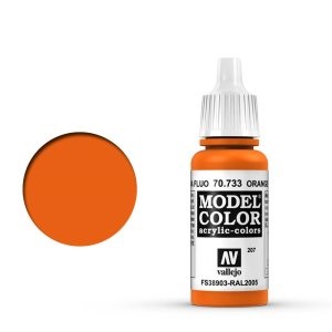 Vallejo Model Color Fluorescent Orange 17ml