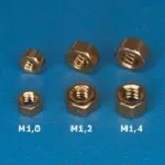 Brass Mini Nut M1.6 Thread (20)