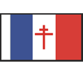 BECC France Free French Flag and Ensign 38mm