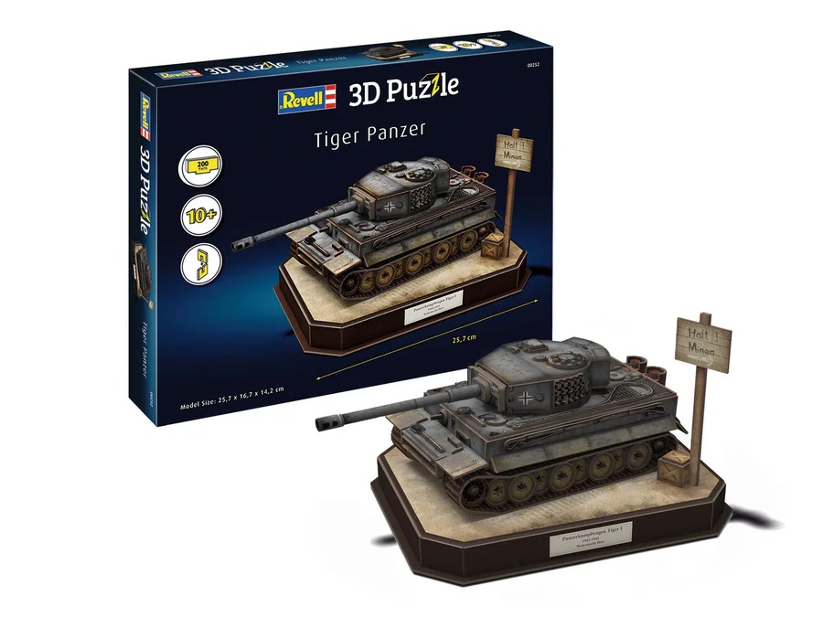 Revell Tiger 1 German Tank 3D Puzzle