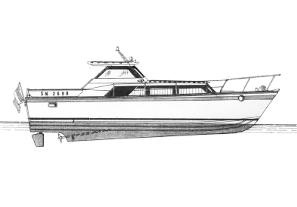 Arcoa Power Yacht Boat Plan Set