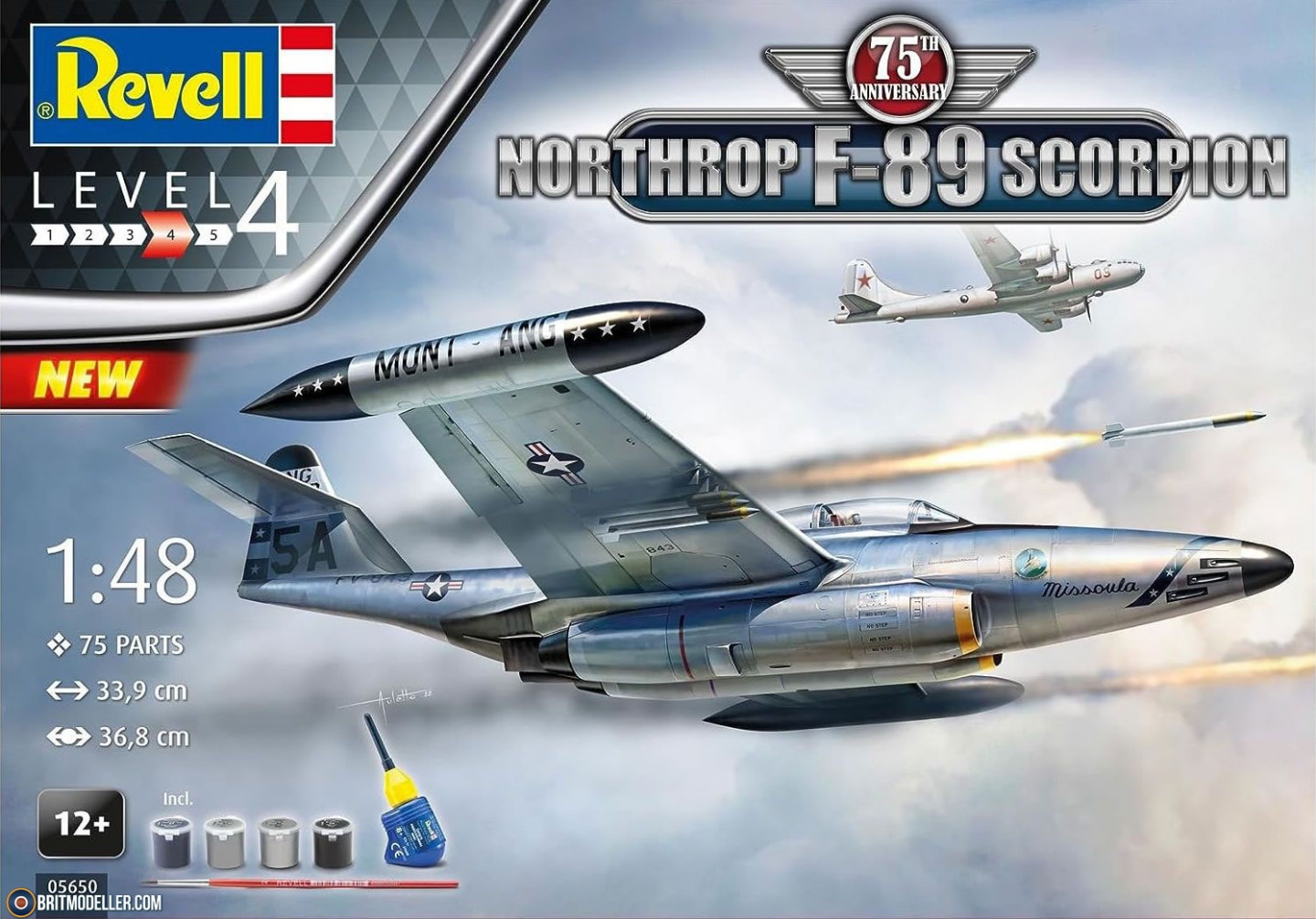 Revell Northrop F-89 Scorpion 75th Anniversary 1:48 Scale