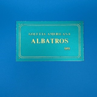 Albatros Nameplate Brass 50x87mm