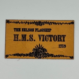 Victory Nameplate Wood 40x70mm