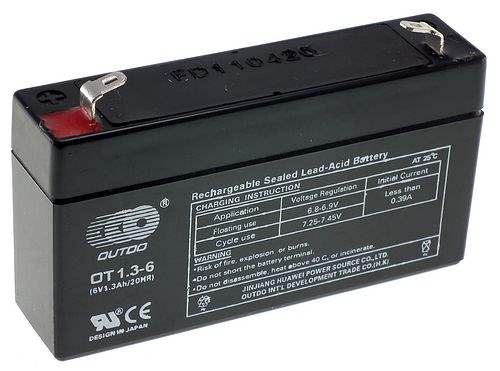 Sealed Lead Acid Battery 6V 1.3AH