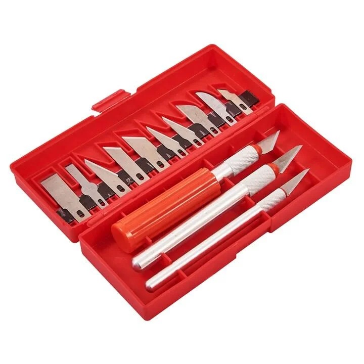 Amtech S0500 13 Piece hobby knife kit