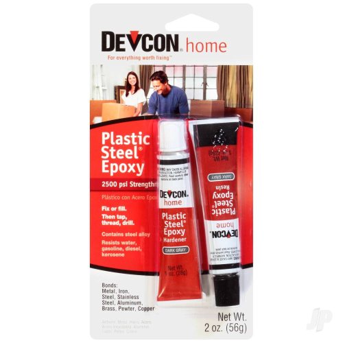 Devcon Plastic Steel Epoxy (2x 1oz Tubes)