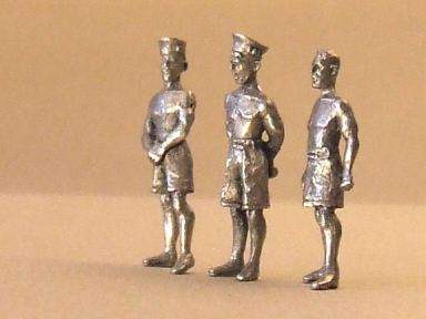 British & Commonwealth Sailors, Ratings, Tropical dress (no shirts) 1:72 Scale