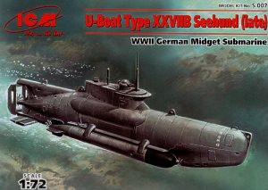 ICM U-Boat Type XXVIIB Seehund Late 1:144 Scale