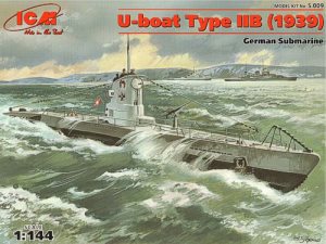ICM U-Boat Type IIB 1939 1:144 Scale