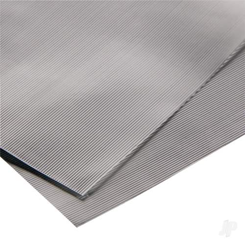 Corrugated Aluminium Sheet .002in 5x7in (2 pcs)