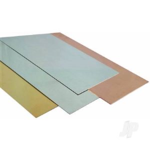 K&S Brass Copper Aluminium Foil Pack 0.005n x 7 x5in