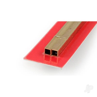 Brass Tube Square Metric (12 Inches)