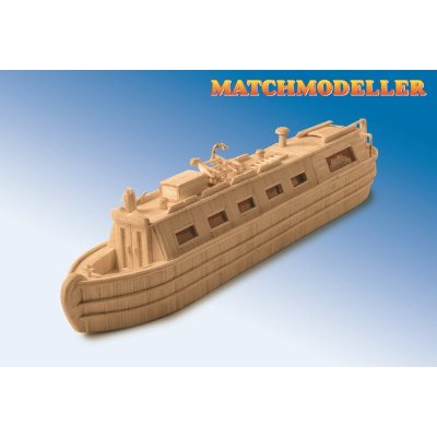 Matchmodeller Canal Narrow Boat Matchstick kit