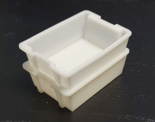 Stackable Resin Fish Boxes 1:25 Scale (2)
