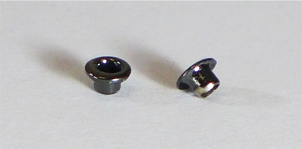 Eyelets 1mm Int Diameter (20) Black
