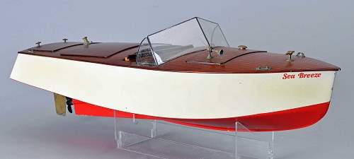 SLEC Sea Breeze Model Boat Kit with Fittings Set