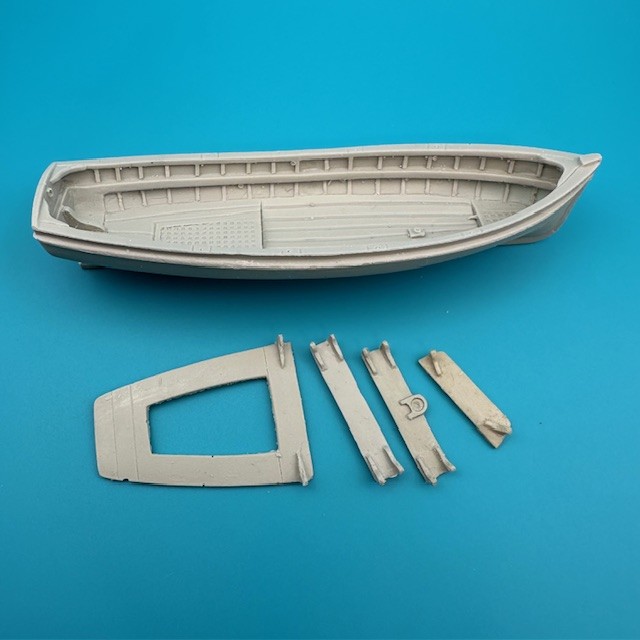 19ft Lifeboat/Jolly Boat Carvel 120mm 1:48 Scale