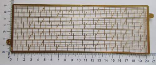 1:128 R.N pattern 3 rail stanchions and railing 5.5mm