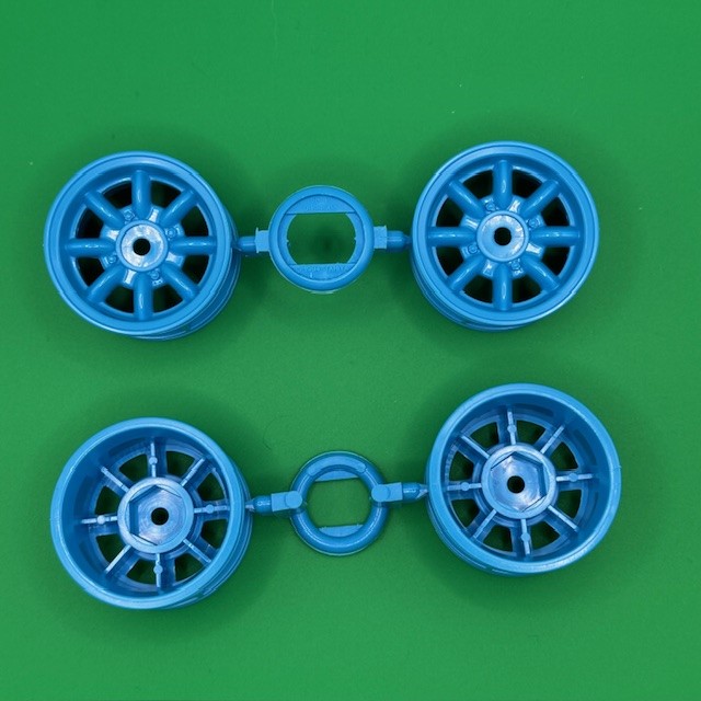 Tamiya Escort MKII Wheels Blue x 4