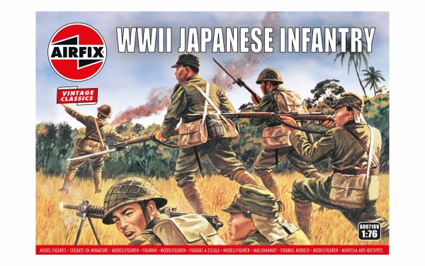 Airfix Japanese Infantry 1:76 Scale Vintage Classics