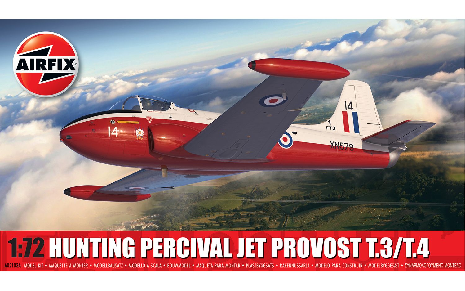 Airfix Hunting Percival Jet Provost T.3/T.4 1:72