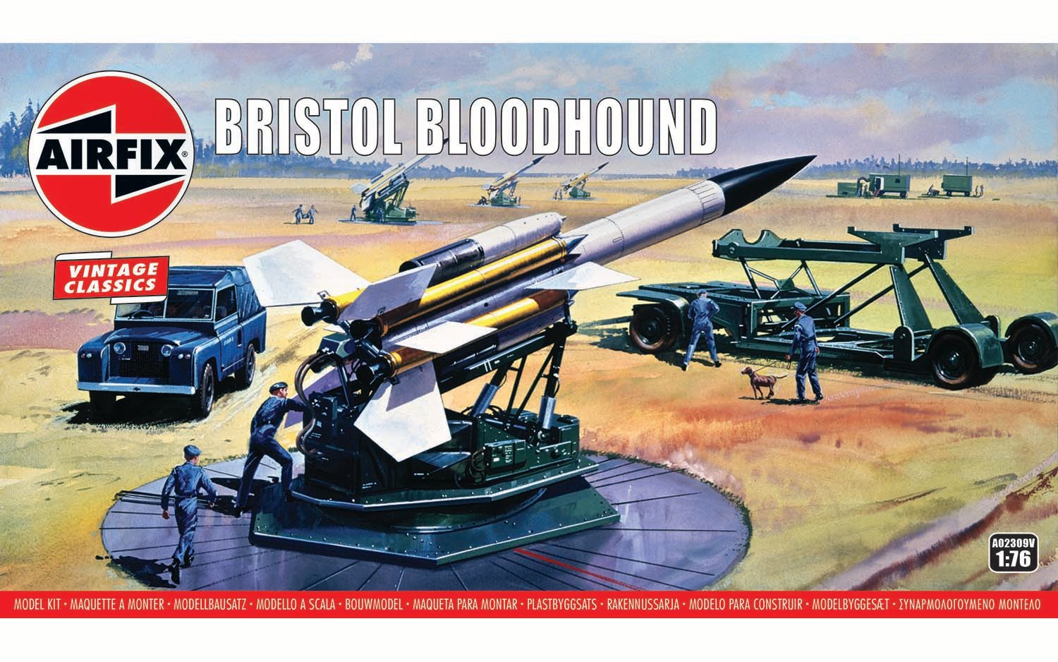 Airfix Bristol Bloodhound 1:76 Scale Model Kit A02309V | Cornwall Model ...