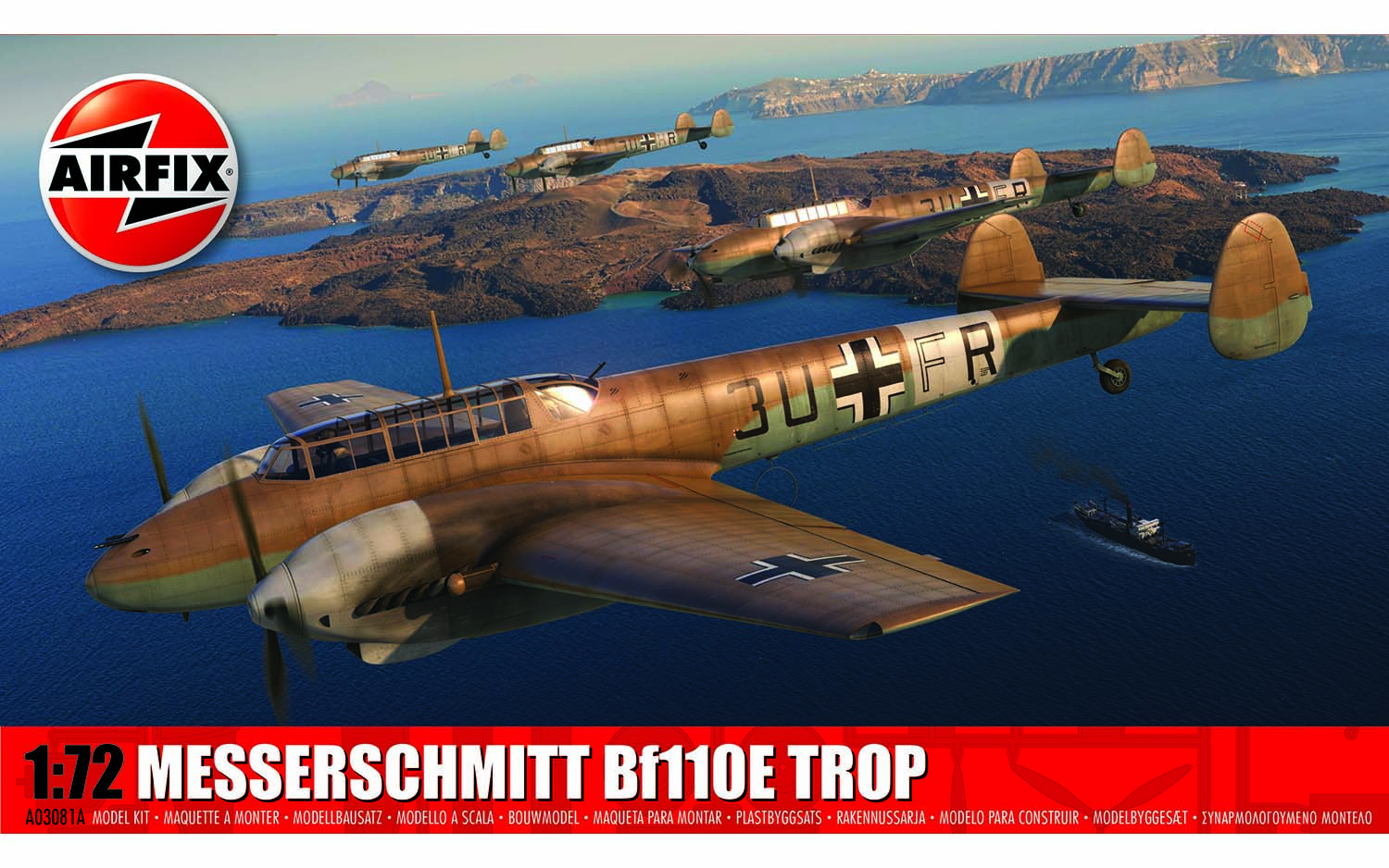 Airfix Messerschmitt Bf110E/E-2 TROP 1:72