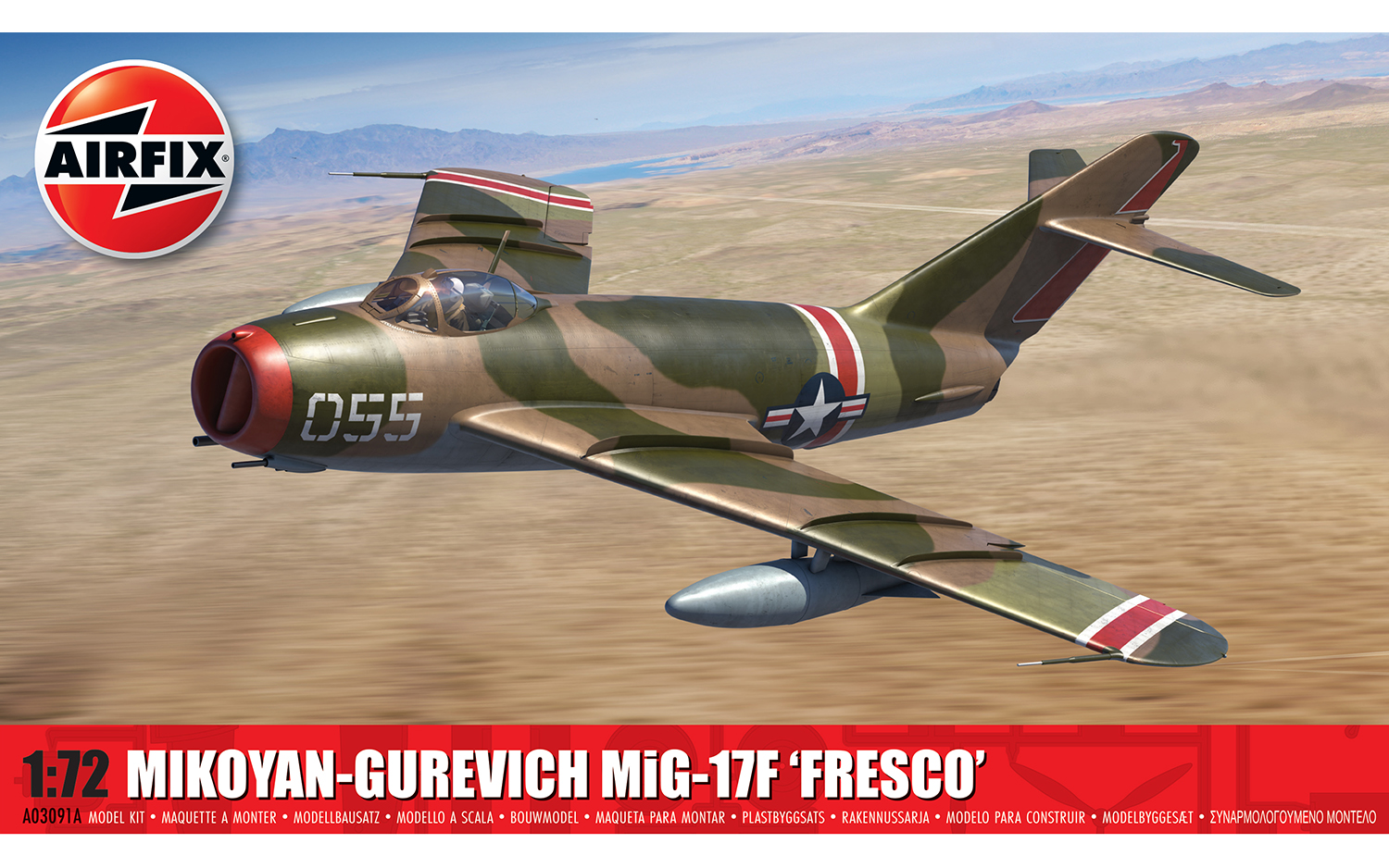 Airfix Mikoyan-Gurevich MiG-17F Fresco 1:72