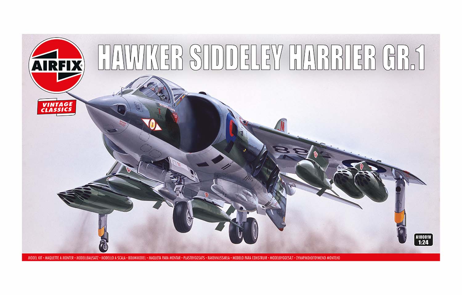 Airfix Hawker Siddley Harrier GR.1 1:24 (Damaged Box)