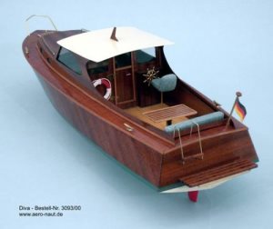 Aeronaut Diva Cabin Cruiser AN3093/00 Model Boat Kit ...