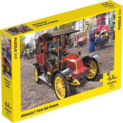 Heller Jigsaw Puzzle Renault Taxi de Paris 500 Pieces