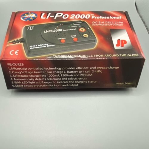 JP Li-Po 2000 Professional DC 2-4 Cell Li-Po Charger