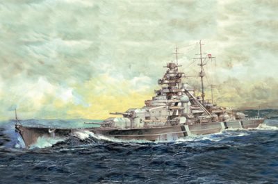 I Love Kit German Bismarck Battleship 1:700 Scale
