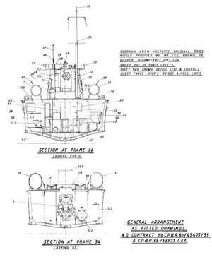 Vosper 70ft MTB Model Boat Plan MAR2343 | Cornwall Model Boats