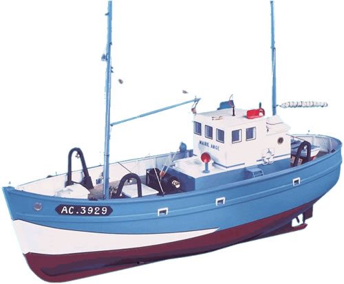 New Maquettes Marie Ange, Coastal Fishing Trawler Model ..