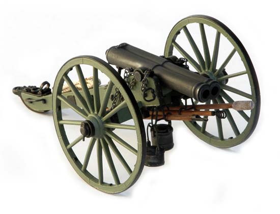 Guns of History Athens Double Barrel Cannon 1:16 Scale