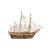 Occre Bounty with Cutaway Hull Section 1:45 Scale Model Ship Kit - view 4