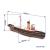 Occre Hercules Tug 1:50 Scale Mode Boat Kit - view 3