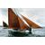 Galway Hooker Model Boat Hull with Plan - view 1