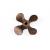 4 Blade Metal Propeller Left Hand 50mm (Non Working) - view 2