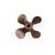 4 Blade Bronze Propeller RH 30mm (Non Working) - view 2