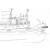 Moorcock Model Boat Hull with Plan 1:24 Scale - view 1